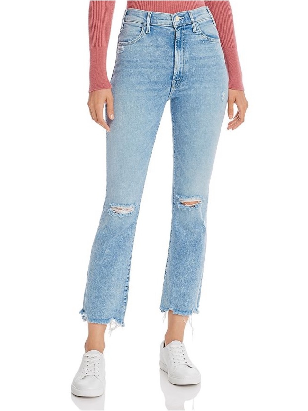 Mother the hustler ankle chew jeans